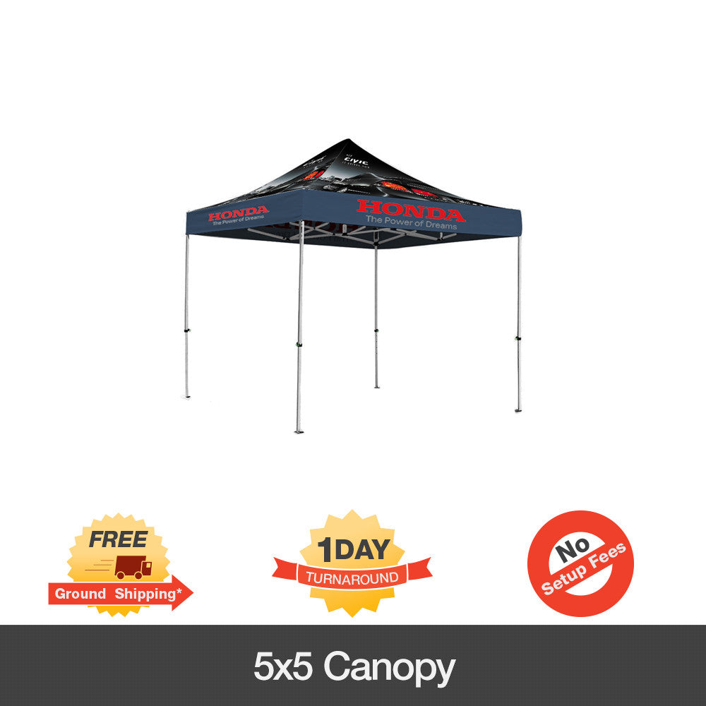Canopy 5' x 5' - Full Color Print
