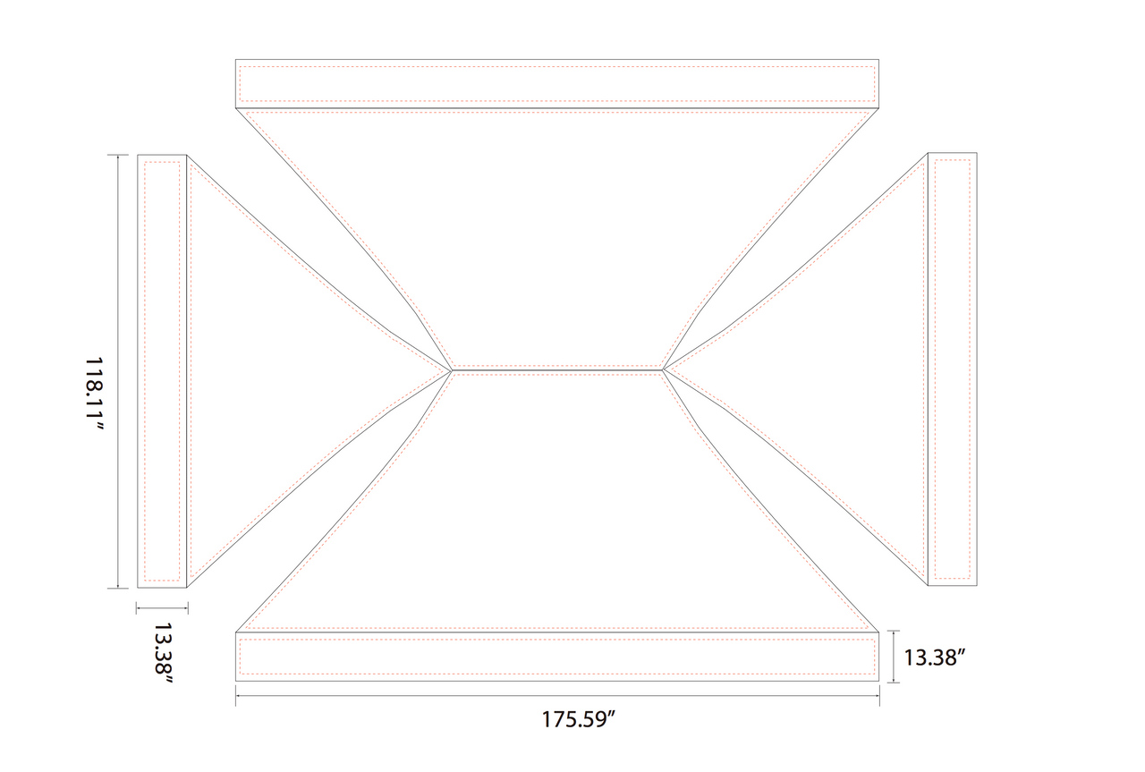 Package A2 - Canopy 10'x15' with Double Sided Full Wall- FREE SHIPPING