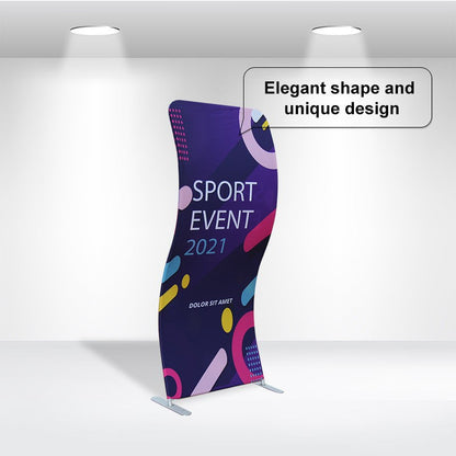 S Shape Mono 36" x 90" Double Sided Graphic Only - FREE SHIPPING
