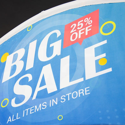 Curve Tent Billboard Banner for Canopy Tops