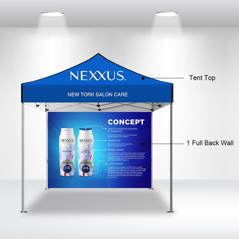 Package A - Canopy 10'x10' with Single Sided Full Wall- FREE SHIPPING