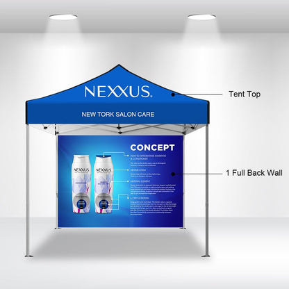 Package A2 - Canopy 10'x10' with Double Sided Full Wall - FREE SHIPPING