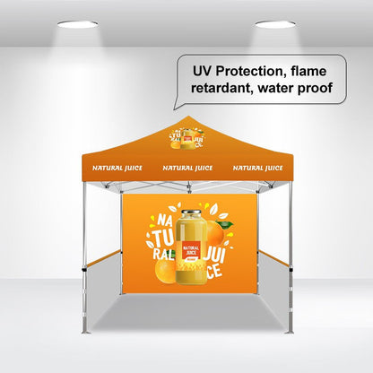 Package B - Canopy 10x10 with Single Sided Backwall and 2 Side Walls - FREE  SHIPPING