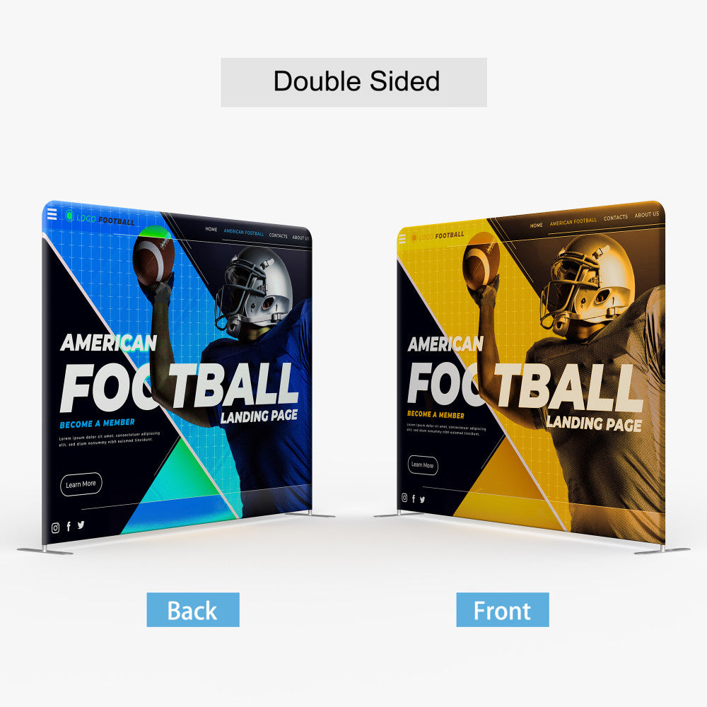 FTD 10 ' Straight - Double Sided - Graphic Only