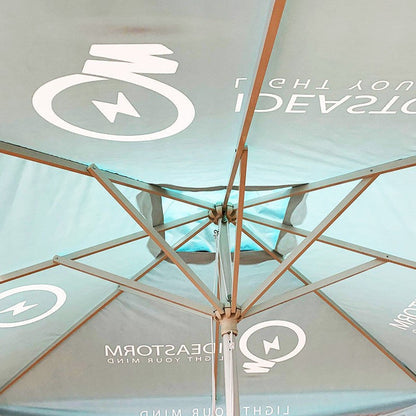 Square with Valence Umbrella 10'