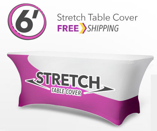 6' Stretched Spandex Table Cover