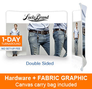 FTD 8 ' Curved Double Sided Hardware + Graphic +Carry Case