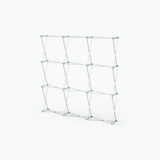 8' Straight Fabric PopUp - Hardware