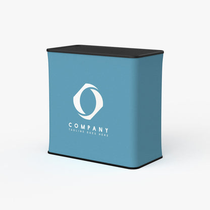 Hard Case Podium With Fabric Graphic FULL PACKAGE