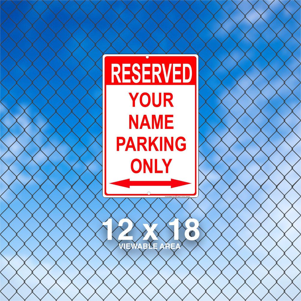 Aluminum Sign - 12" x 18"