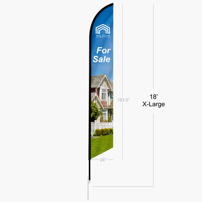 Feather - XLarge 18ft Single Sided