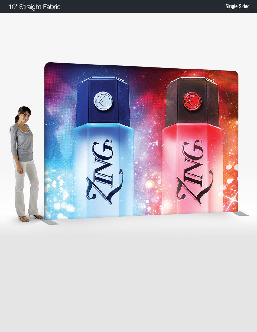 FTD 10 ' Straight - Double Sided       Hardware + Fabric + Carry Case
