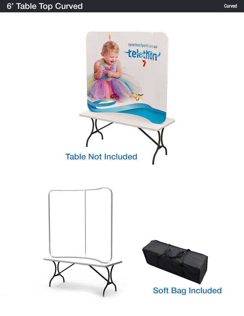 FTD 6' Curved - Table Top