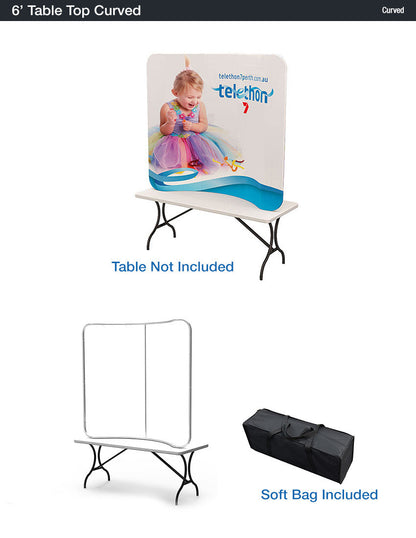 FTD 6' Curved - Table Top