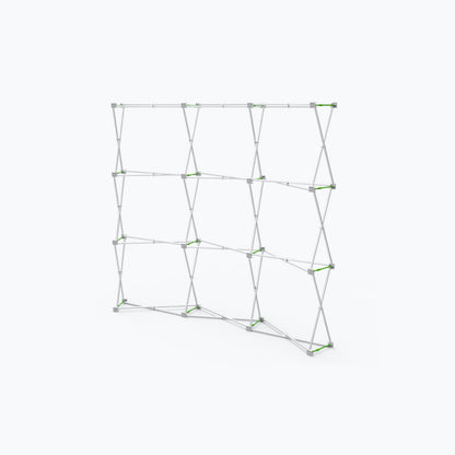 8' Fabric PopUp - Curved - Hardware
