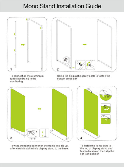 Mono 24" x 90" Double Sided Graphic Only - FREE SHIPPING