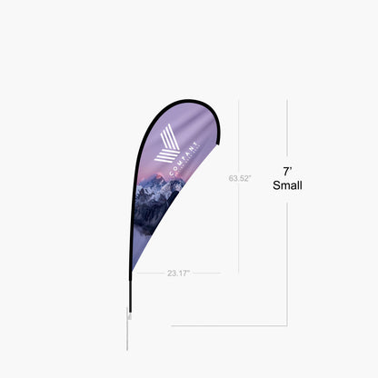 Teardrop - Small 7FT Single Sided