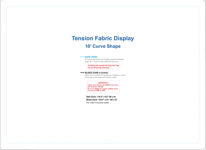 FTD 10 ' Curved - Double Sided - Graphic Only
