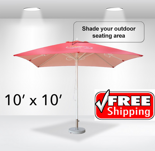 Square Umbrella 10'