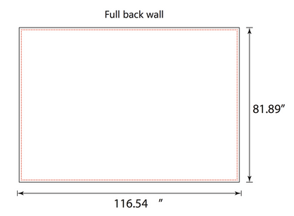 Package A2 - Canopy 10'x10' with Double Sided Full Wall - FREE SHIPPING