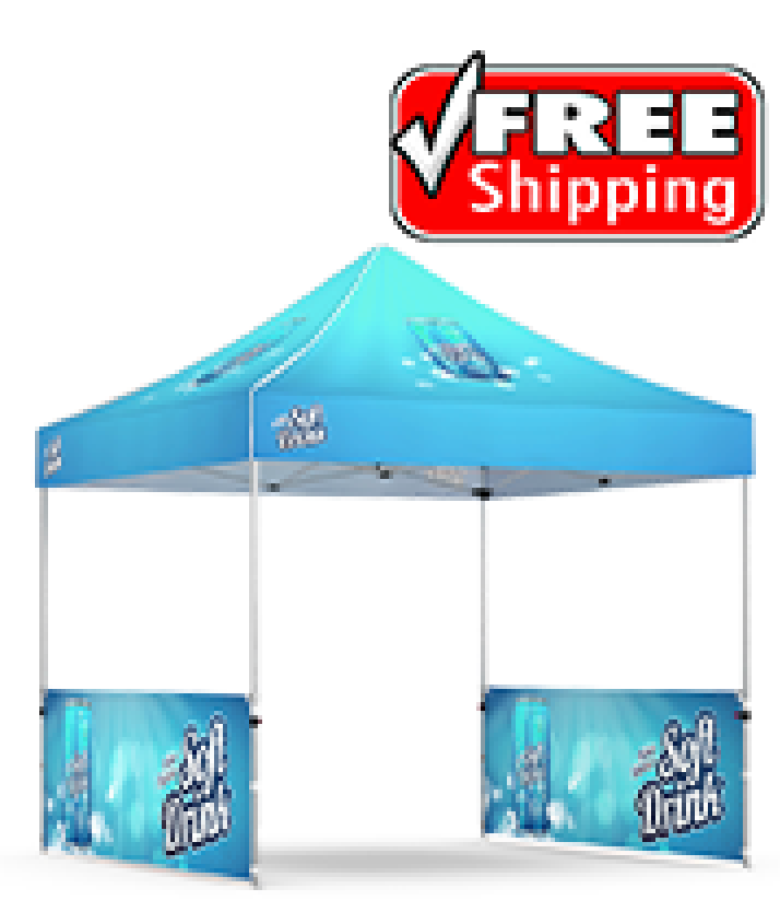 Package C2 - Canopy 10'x10' with Double Sided Side Walls- FREE SHIPPING