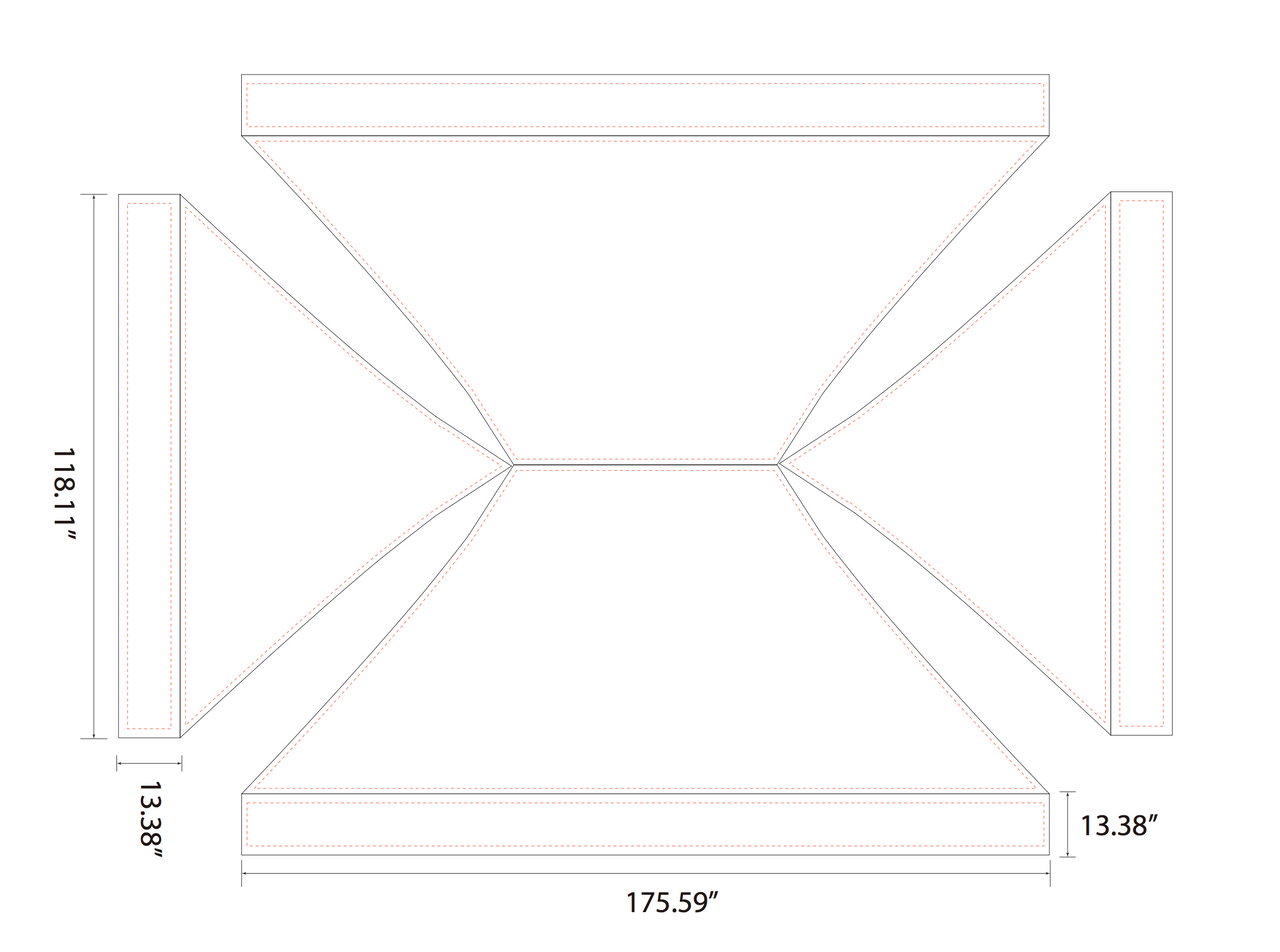 Canopy Top Only 15' - FREE SHIPPING