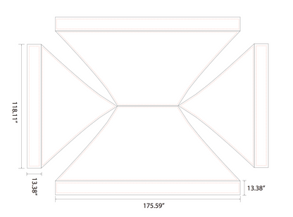 Canopy Top Only 15' - FREE SHIPPING
