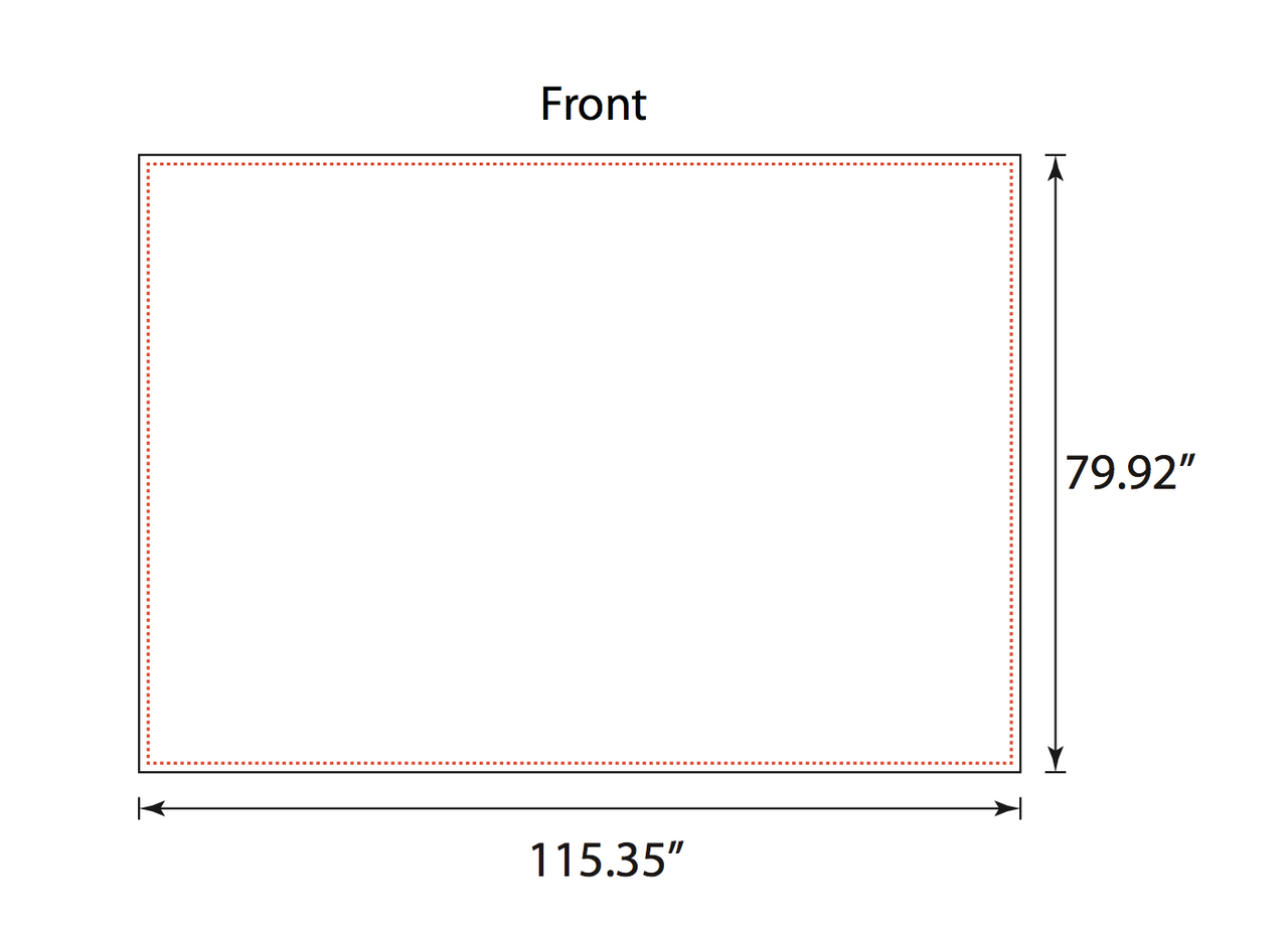 10'  Single Sided Full Backwall Only (No Hardware) FREE SHIPPING