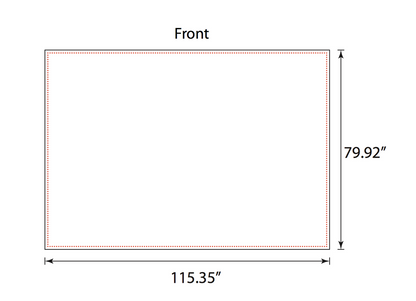 10'  Single Sided Full Backwall Only (No Hardware) FREE SHIPPING
