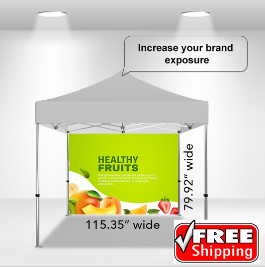10'  Single Sided Full Backwall Only (No Hardware) FREE SHIPPING