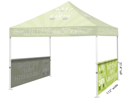 10' Single Sided Half Side Walls (No Canopy) 1 Pair FREE SHIPPING