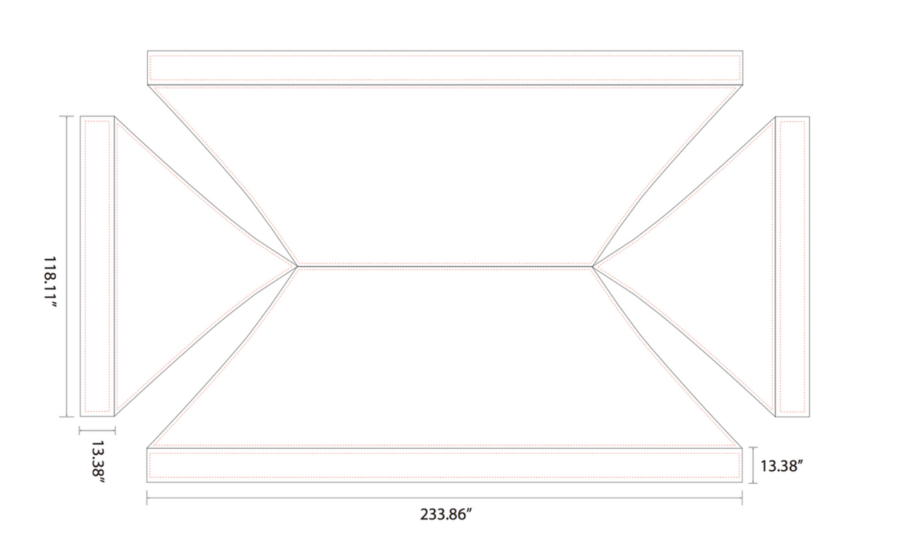 Package B - Canopy 10x20 with Single Sided Full Wall  & 2 Single Sided Half Walls - FREE GROUND SHIPPING