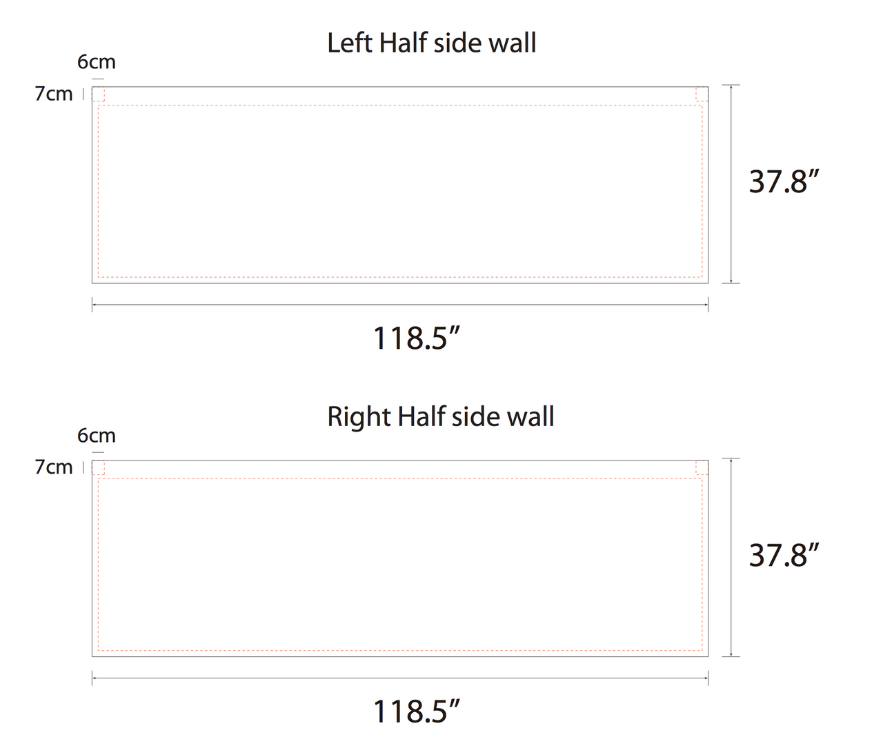 Package B2 - Canopy 10x20 with Double Sided Full Wall  & 2 Double Sided Half Walls - FREE GROUND SHIPPING