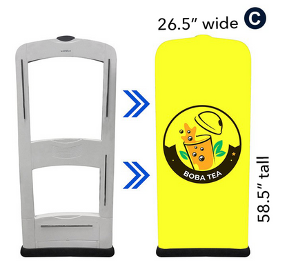 STYLE C Security Tower/Gate Covers Full Dye Sub (1 pair) - FREE SHIPPING