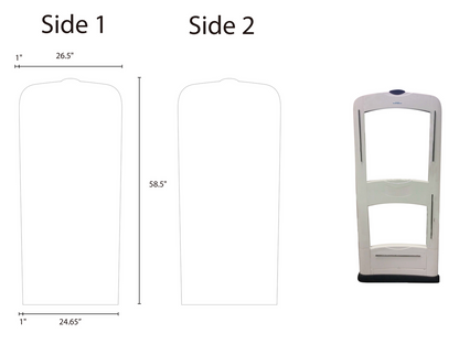 STYLE C Security Tower/Gate Covers Full Dye Sub (1 pair) - FREE SHIPPING