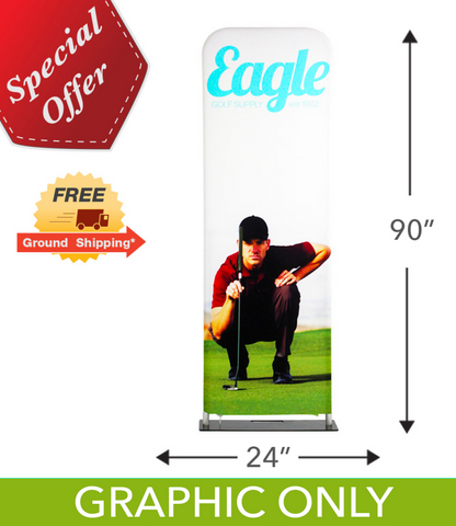 Mono 24" x 90" Double Sided Graphic Only - FREE SHIPPING