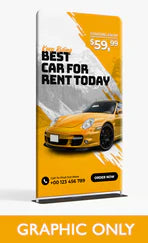Mono 48" x 90" Double Sided Graphic Only -FREE SHIPPING