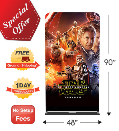 Mono 48" x 90" Double Sided Graphic Only -FREE SHIPPING