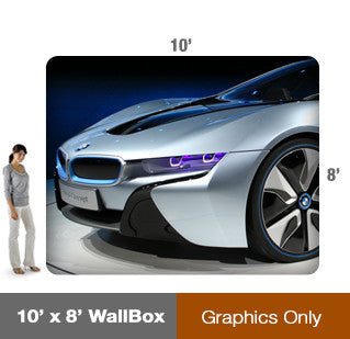WallBox 10'x8' - Single Sided - Graphic Only