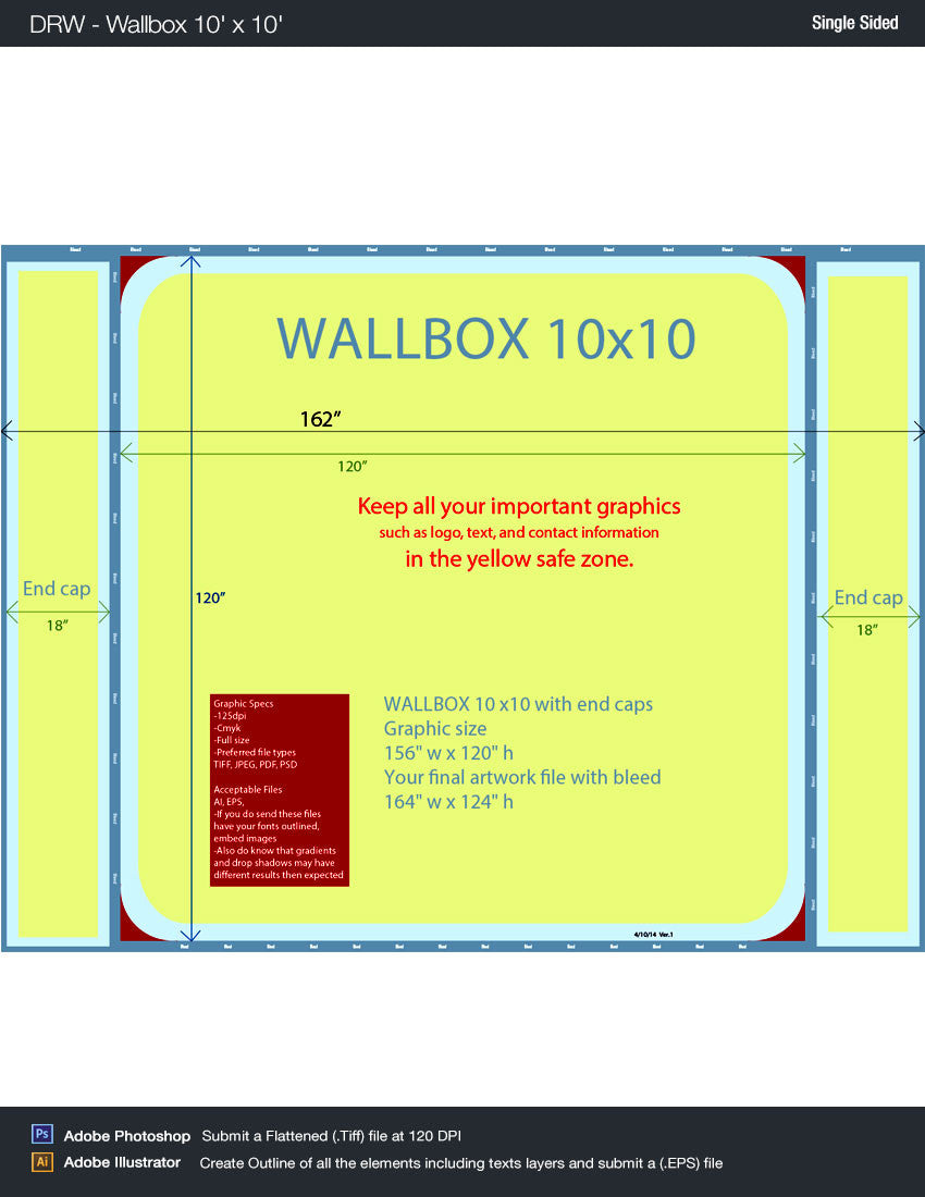 WallBox 10'x10' - Single Sided - Full Package