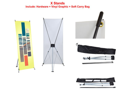 X-Stand 32" x 71" Full Package