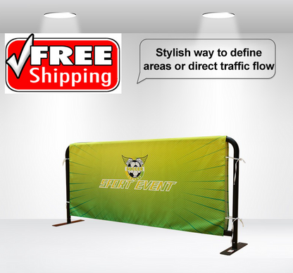 6ft Barricade Cover Full Dye Sub  - FREE SHIPPING