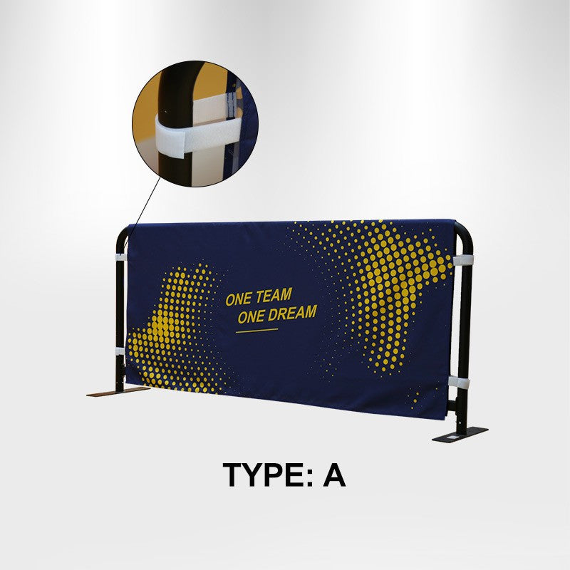 6ft Barricade Cover Full Dye Sub  - FREE SHIPPING