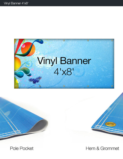 Vinyl Banner 4'x8'