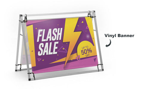 A Frame Banner Display  Full Package 4'