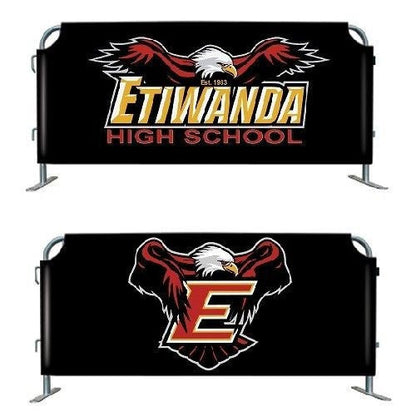 8 ft. Barricade Covers - Open Corners