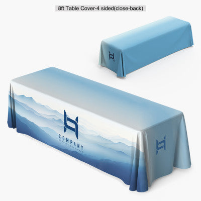 8' Table Throw - 4 Sided Covered