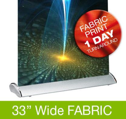 Scroll 33" Fabric Full Package Hardware + Print + Carry Bag