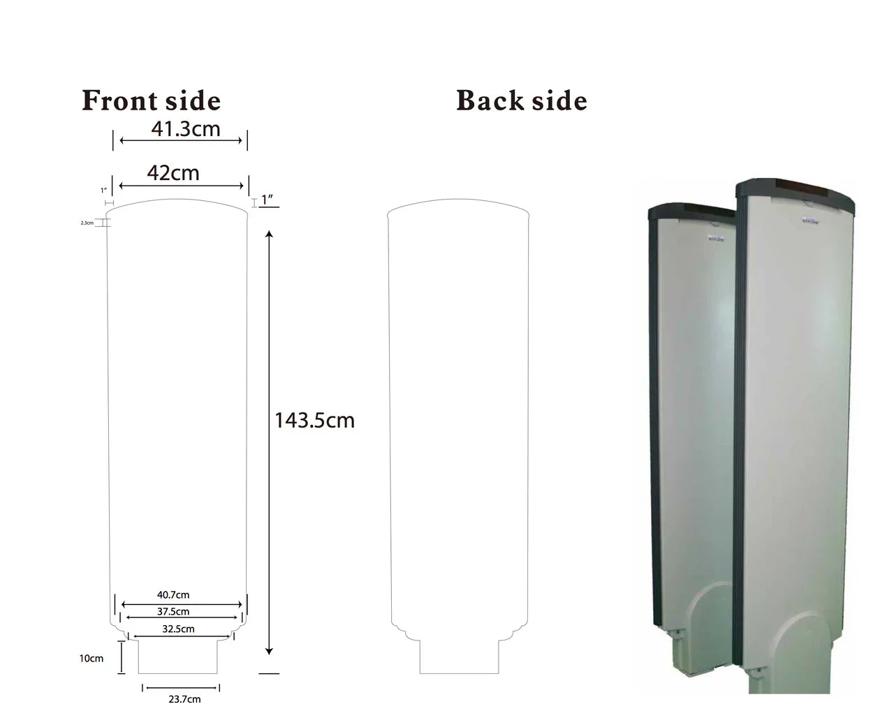 STYLE A Security Tower/Gate Covers Full Dye Sub (1 pair) - FREE SHIPPING