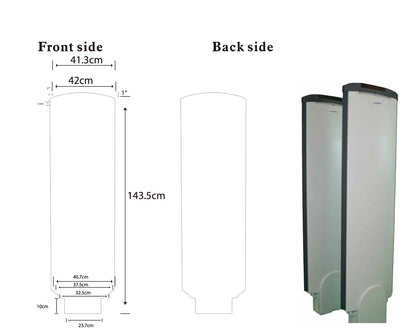 STYLE A Security Tower/Gate Covers Full Dye Sub (1 pair) - FREE SHIPPING